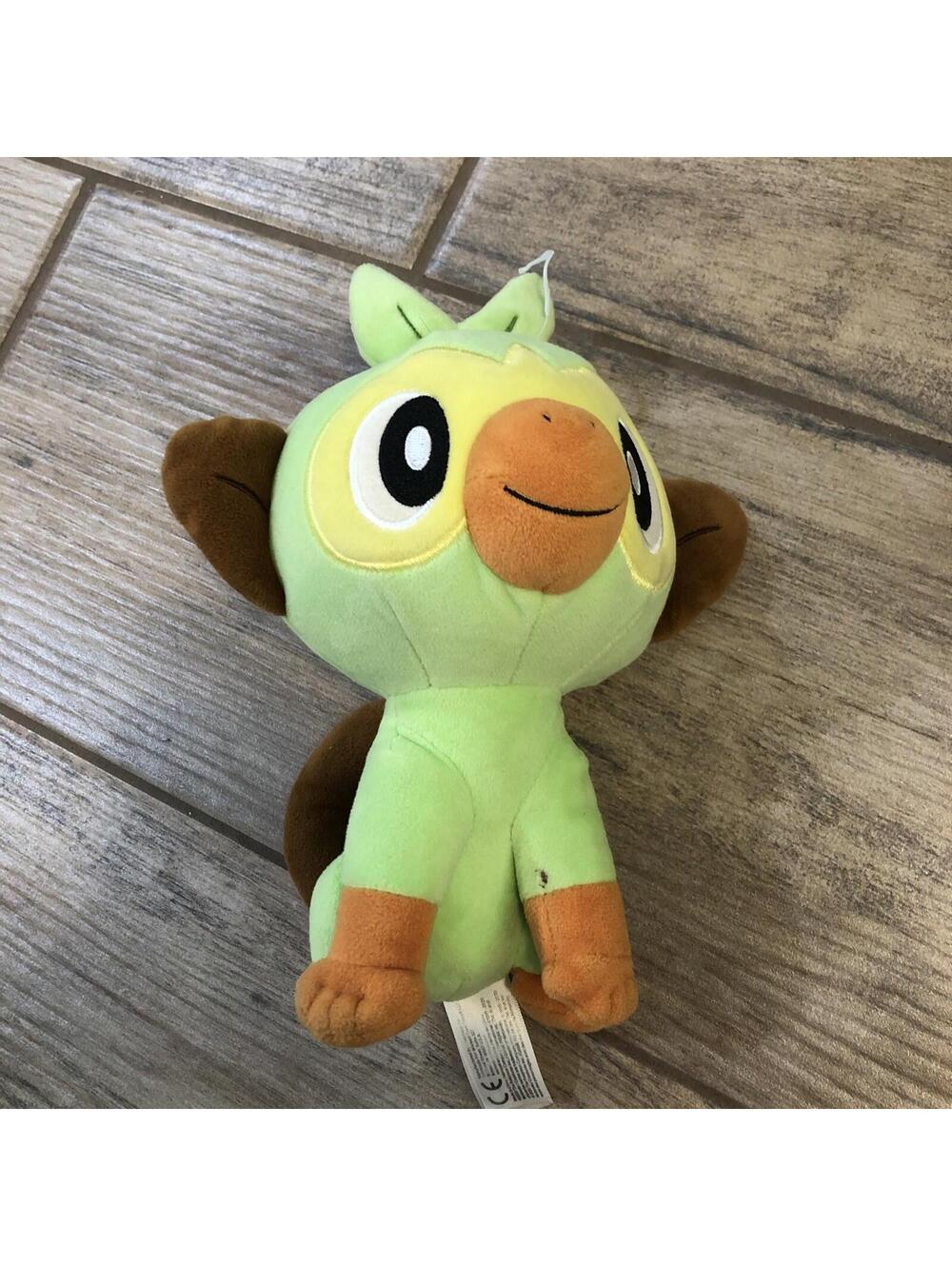 Pokemon Grookey Green Monkey Sitting WCT Plush 8"